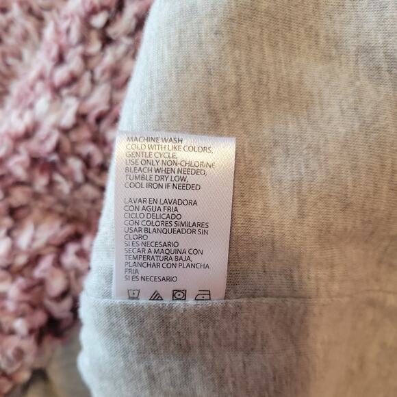 Weatherproof Vintage Sherpa Fleece Jacket Women Purple 1/4 Zip Long Medium - Picture 7 of 9